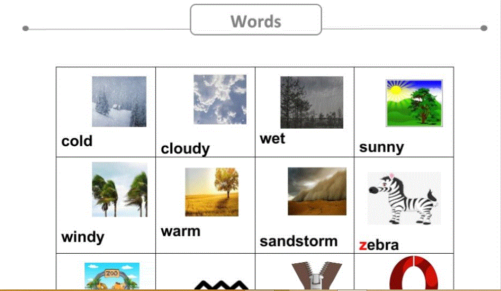 words grade one English Post image of words grade one English
