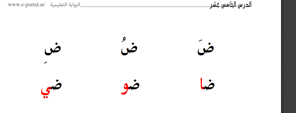 الدرس الخامس عشر الصف الثاني اللغة العربية الاحرف Post image of الدرس الخامس عشر الصف الثاني اللغة العربية الاحرف