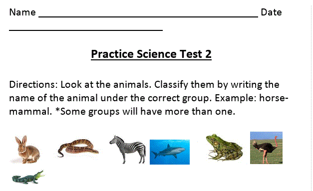 practice science test 2 grade 2 Post image of practice science test 2 grade 2