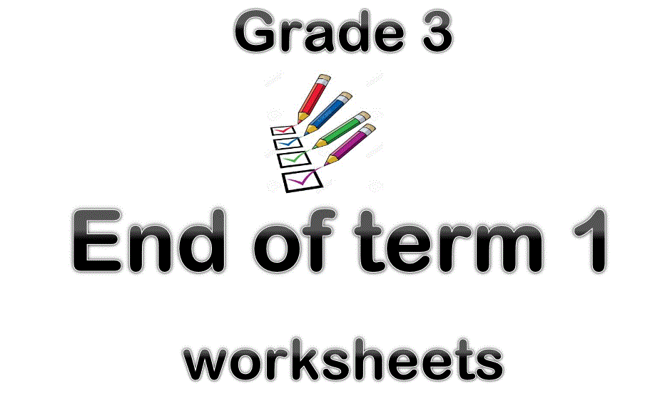 grade 3 English worksheet term 1 Post image of grade 3 English worksheet term 1