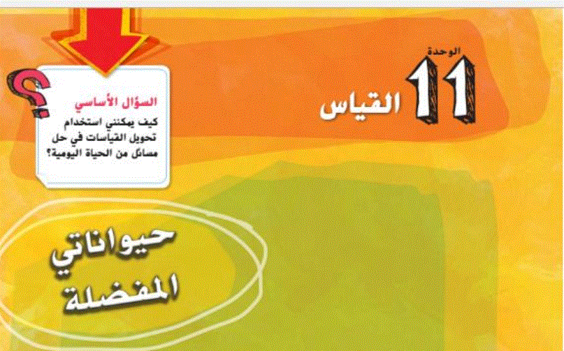 الوحدة 11 القياس الرياضيات الصف الخامس الفصل الاول Post image of الوحدة 11 القياس الرياضيات الصف الخامس الفصل الاول