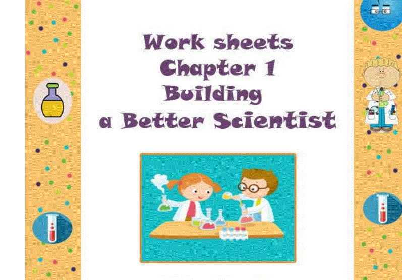 Post image of English work sheet chapter 1 grade 5