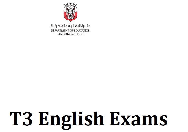 ورقة اختبار للغة الانكليزي الصف السادس Post image of ورقة اختبار للغة الانكليزي الصف السادس